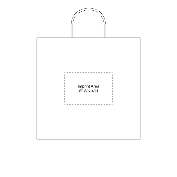  Medium Kraft Paper Shopper Bag