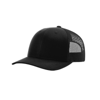 Black Richardson Trucker Snapback Hat Thumb