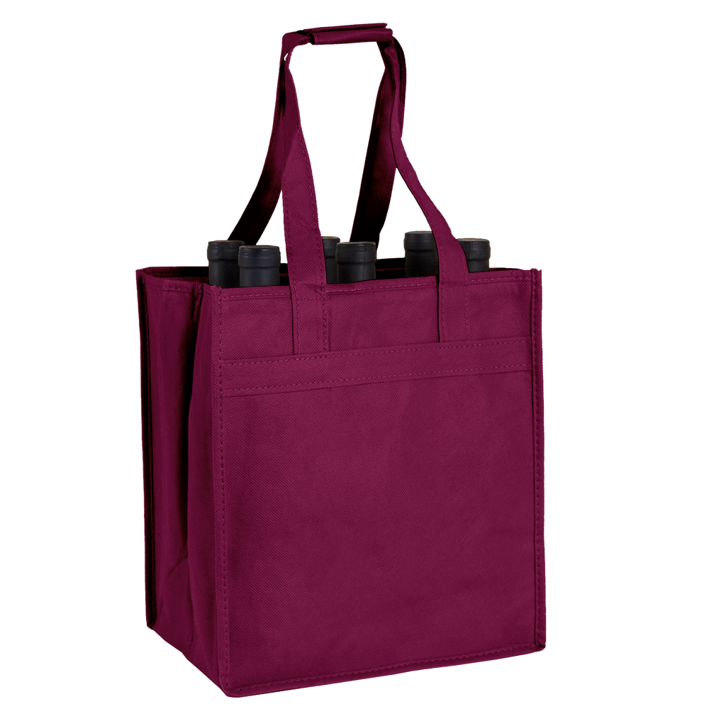 6 bottle 2024 wine tote wholesale