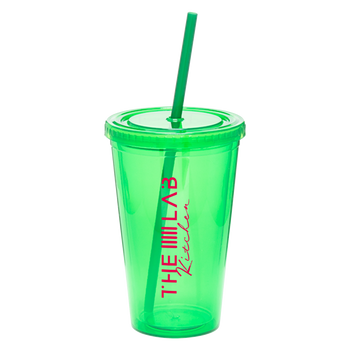 Double Wall Tumbler with Straw