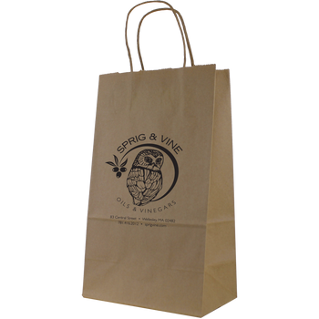 Kraft Paper 2 Bottle Tote