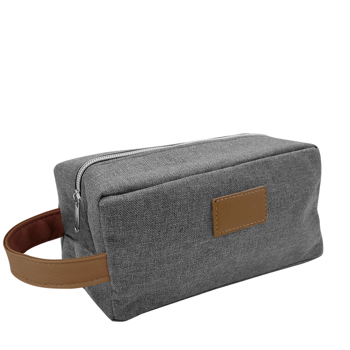 Gray Expedition Travel Toiletry Bag