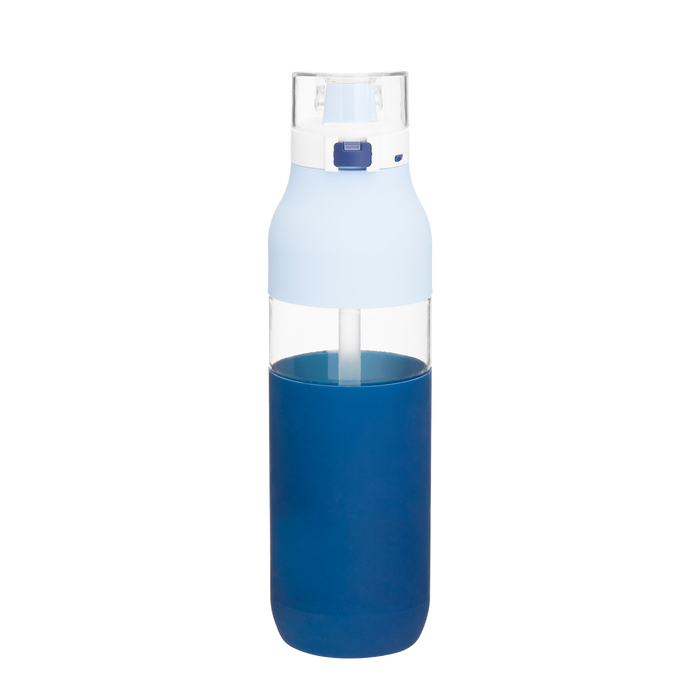 Marine Flip Cap Water Bottle with Straw