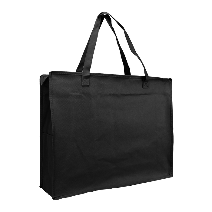 Black Zip-Up Convention Tote Plus