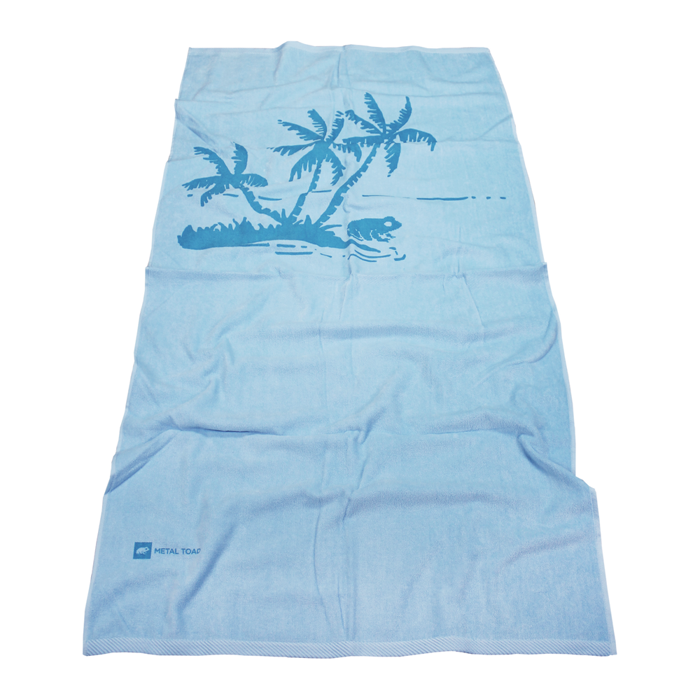 Nautica Cotton Logo Beach Towel Navy O/S 