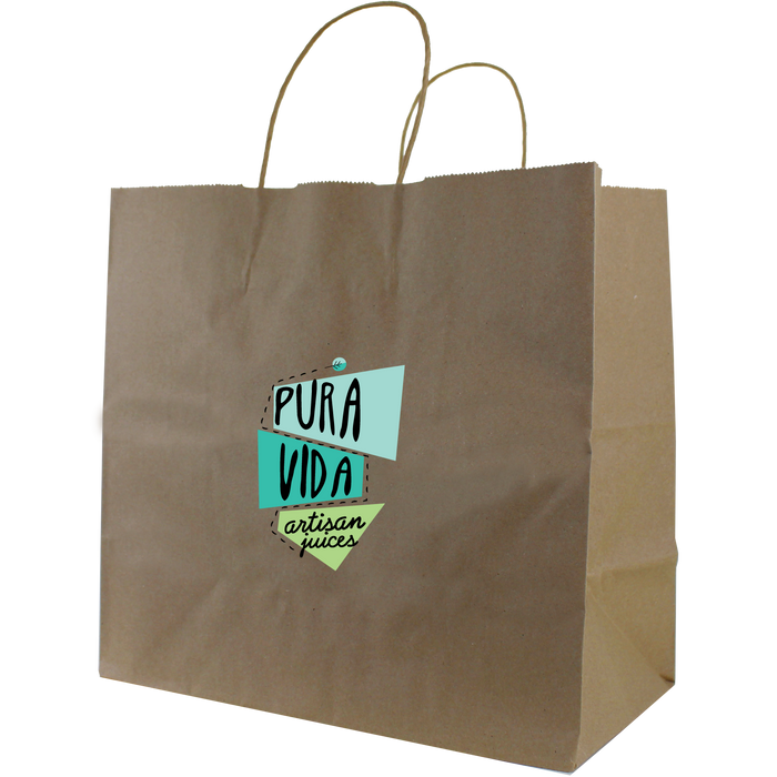  Medium Kraft Paper Shopper Bag