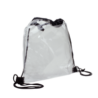 Clear / Black Clear Spectator Drawstring Backpack Thumb