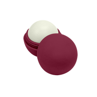 Burgundy with Vanilla Flavor Spherical Lip Balm Thumb