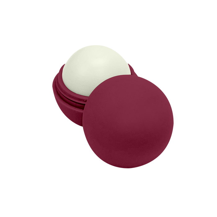 Burgundy with Vanilla Flavor Spherical Lip Balm