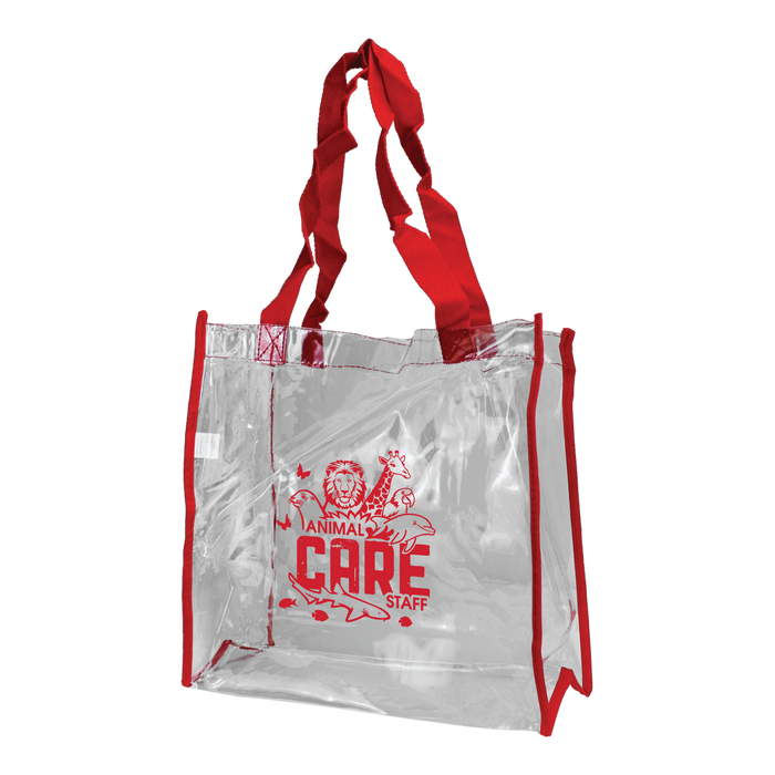 Vinyl reusable shopping discount bags