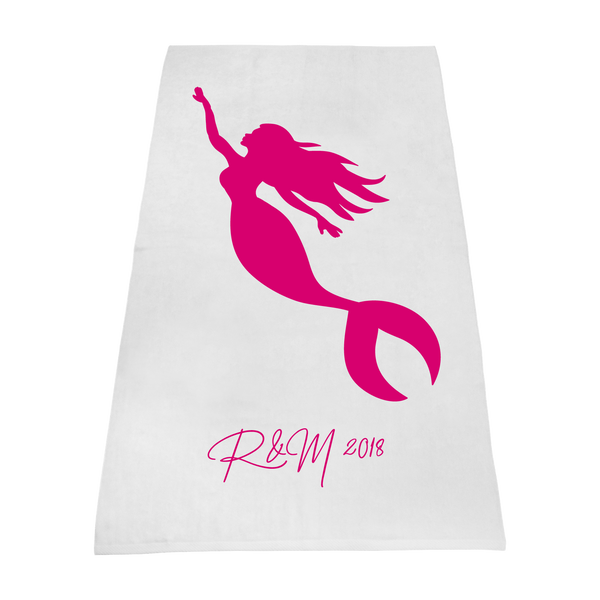 imprinted beach towels,  white beach towels, 