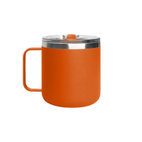 Matte Orange Stainless Steel Insulated Camper Mug Thumb