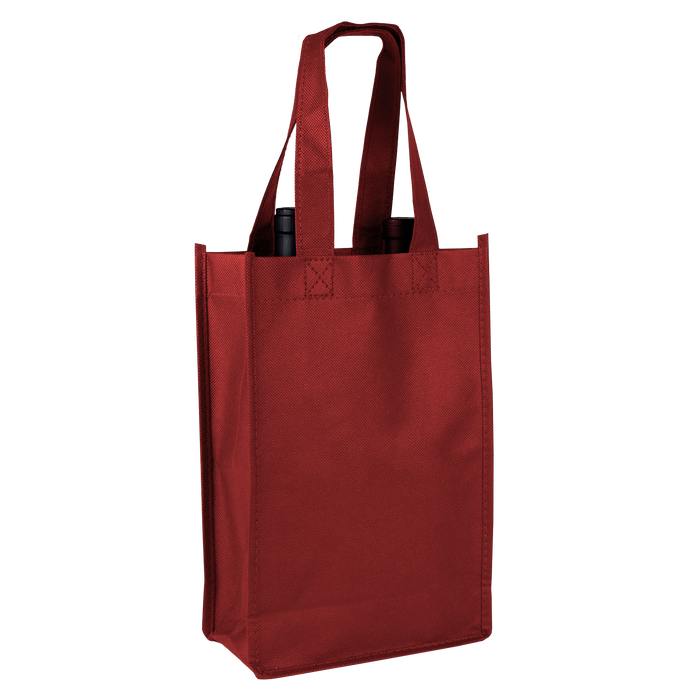 2 bottle wine tote bag