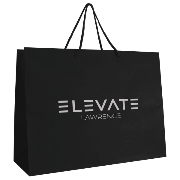 matte & glossy shoppers,  paper bags,  breast cancer awareness bags, 