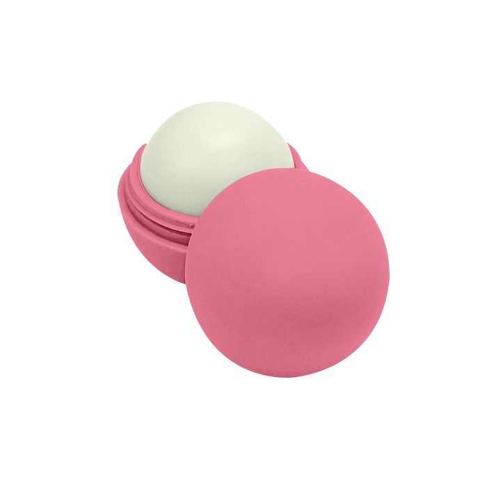 Pink with Strawberry Flavor Spherical Lip Balm