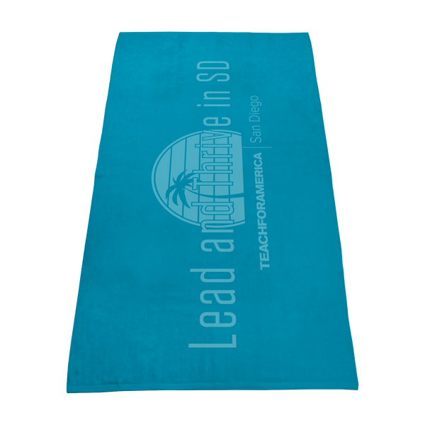 best selling towels,  color beach towels,  silkscreen imprint, 