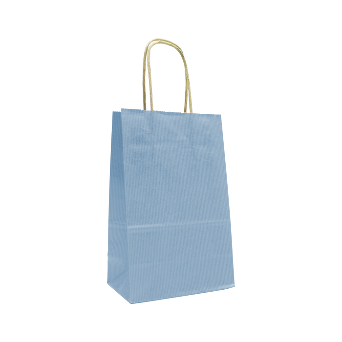 Color Paper Bags - Shopper's bags with handle for retail shops