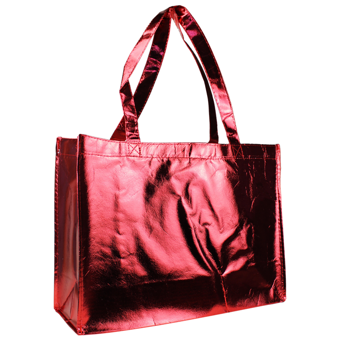 Metallic Red DISCONTINUED-Metallic Convention Tote