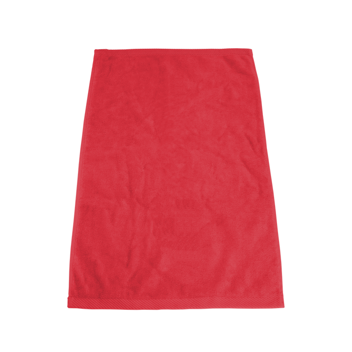 Red Ultraweight Colored Fitness Towel