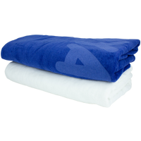  Built-In Pocket White Beach Towel Thumb