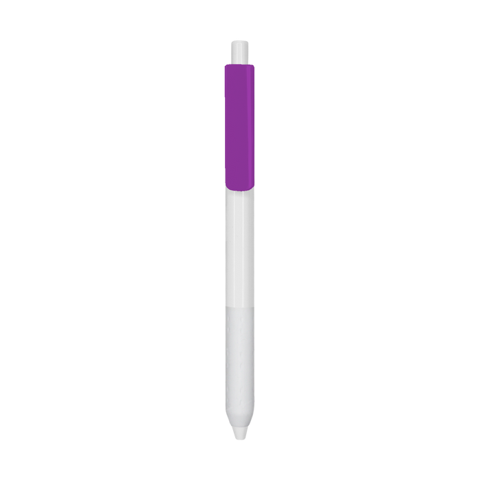 Purple with Blue Ink Antibacterial Pen