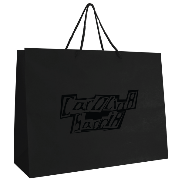 matte & glossy shoppers,  paper bags,  breast cancer awareness bags, 