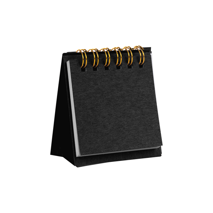 Black Mini Desk Calendar