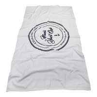  DISCONTINUED-Heavy Weight American Made White Beach Towel Thumb