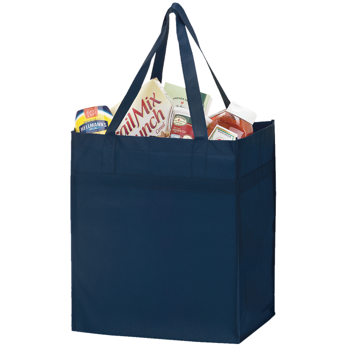 Navy Blue Big Tex Grocery Bag