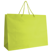 Lime Large Matte Shopper Bag Thumb