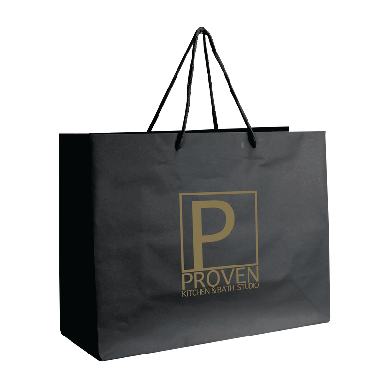 Proven Kitchen & Bath Studio / Medium Matte Shopper Bag / Paper Bags