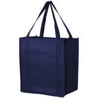 Navy Blue Thrifty Grocery Tote Thumb