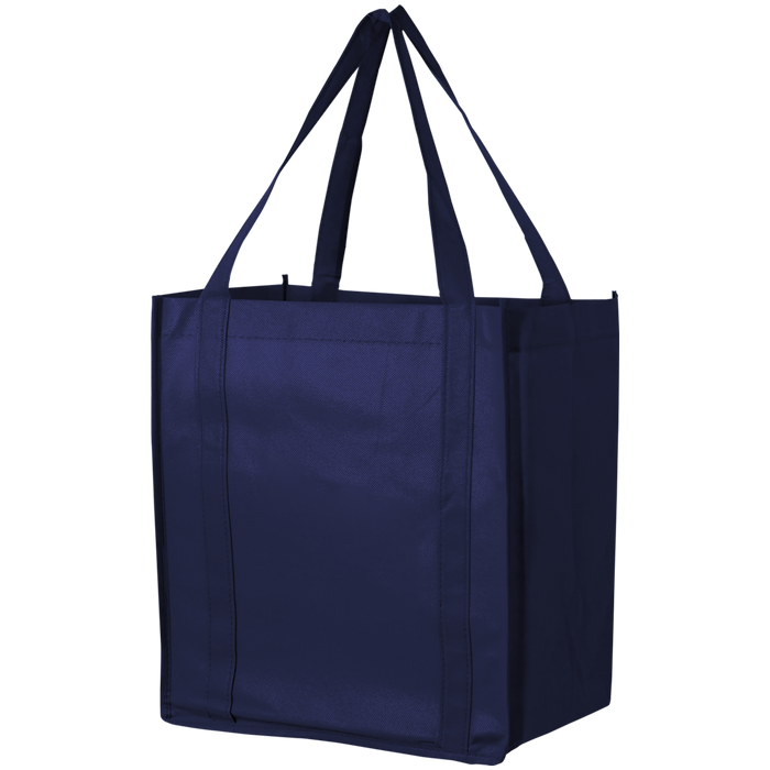 Navy Blue Thrifty Grocery Tote