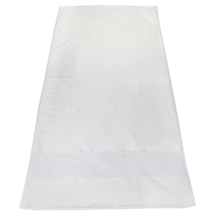 White High Tide White Beach Towel