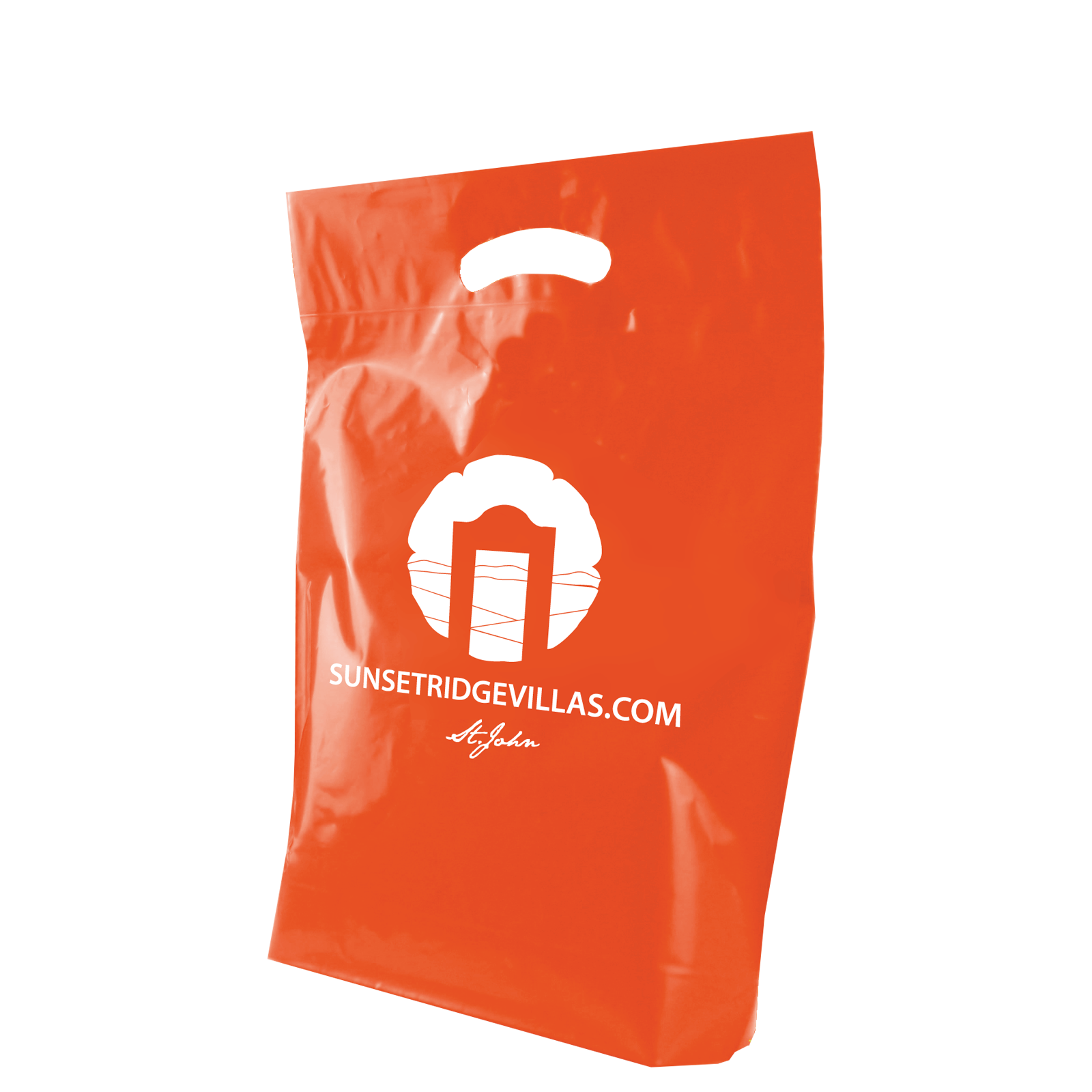 Large Recyclable Die Cut Plastic Bag / Plastic Bags / Holden Bags