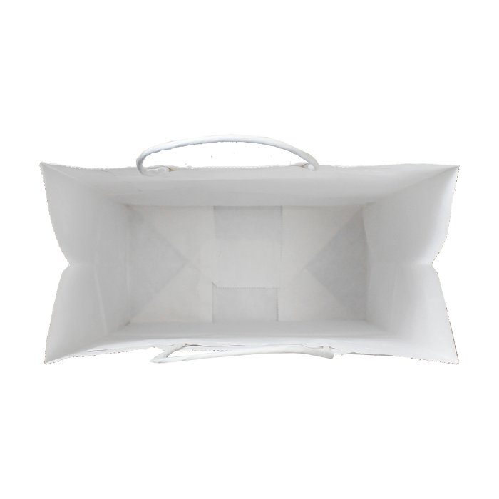  Small White Paper Shopper Bag