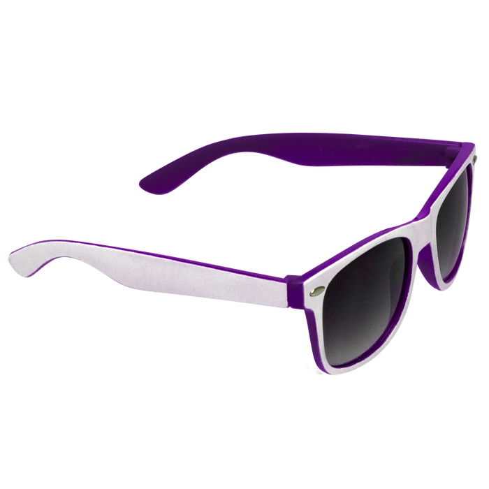 White/Purple Daytona Sunglasses