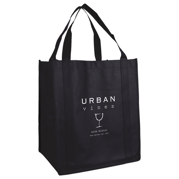 reusable grocery bags,  wine totes, 