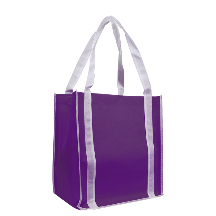 Purple/White Two-Tone Little Storm Tote Bag