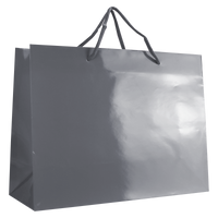 Platinum Large Glossy Shopper Bag Thumb