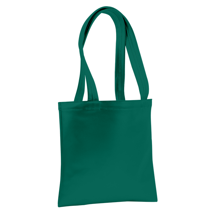 Jungle Green Large Vegan Leather Tote Bag