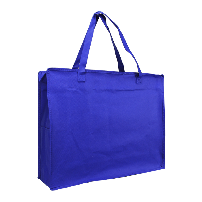 Blue Zip-Up Convention Tote Plus