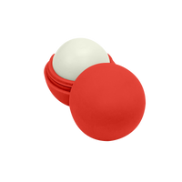 Red with Vanilla Flavor Spherical Lip Balm Thumb