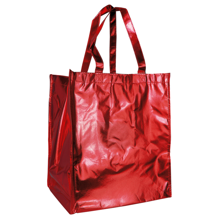 Metallic Red DISCONTINUED-Metallic Big Storm Grocery Bag