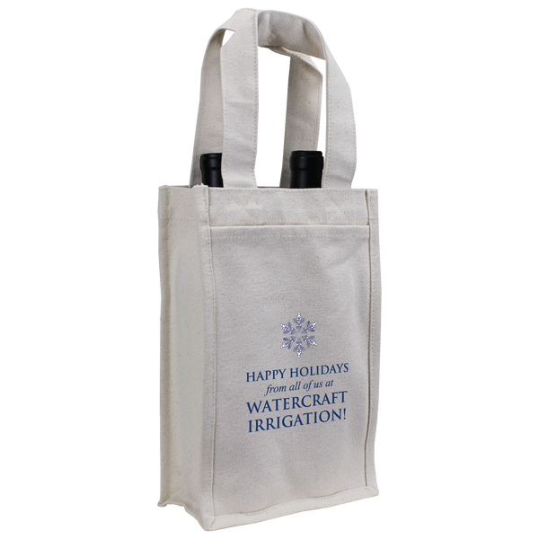 cotton canvas bags,  wine totes, 