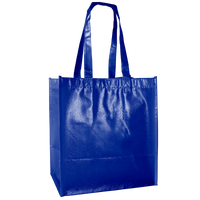 Royal Blue Laminated Little Storm Grocery Bag Thumb