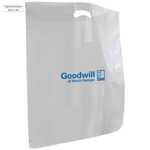 Goodwill / Recyclable Extra Large Die Cut Plastic Bag / Plastic Bags