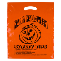 Orange Orange Pumpkin Safety Tips Bag Thumb