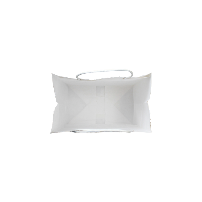  Extra Small White Paper Shopper Bag