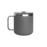 Matte Grey Stainless Steel Insulated Camper Mug Thumb